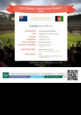  ICC Cricket World Cup Match Summary Australia vs Afghanistan - Infographics